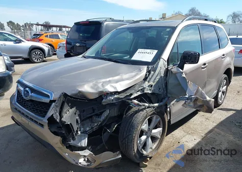2015 Subaru Forester 2.5I Premium z USA, uszkodzony, nr VIN JF2SJAFC4FH835821